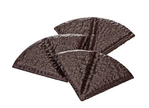 Abanicos de Barquillo Bañados con Chocolate Puro, Caja 3Kg.