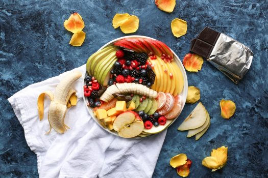 comer fruta
